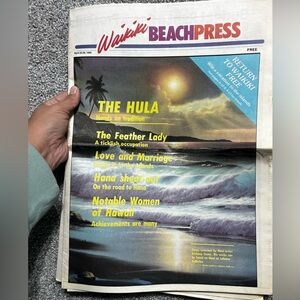 Waikiki Beachpress Vintage Newspaper April 22-28 1985 Hawaii